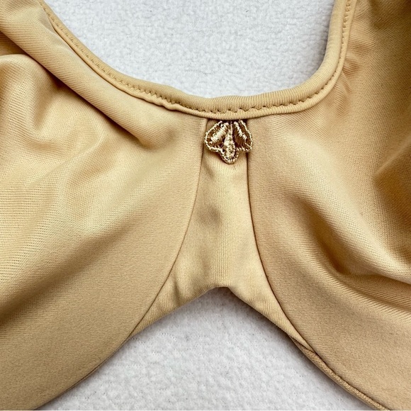 Bali Underwire Bra Size 38C Baige Nylon Spandex‎ Lightweight - Picture 6 of 7